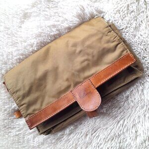 Hartmann Leather Nylon Cosmetic Toiletries Bag VIEW DESCRIPTION